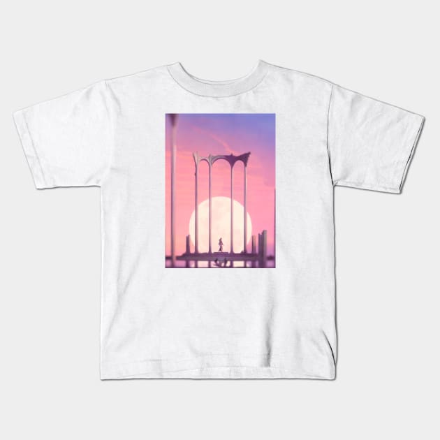 New Horizon Kids T-Shirt by linearcollages